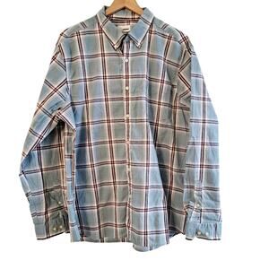 Sonoma Long Sleeve Plaid Button Up Shirt